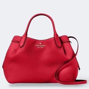 Kate Spade Perfect Cherry Red Dumpling Large Satchel Crossbody
